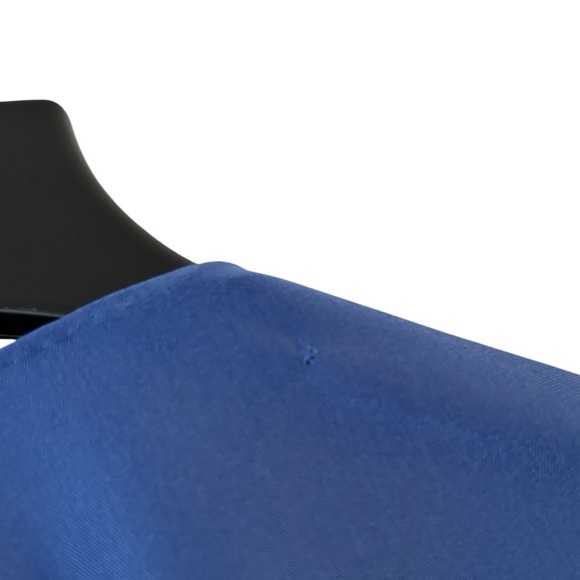 Halston IV Vintage 70’s Dorian Royal Blue Shirred Sleeve “Tent” Maxi Dress - Picture 9 of 9